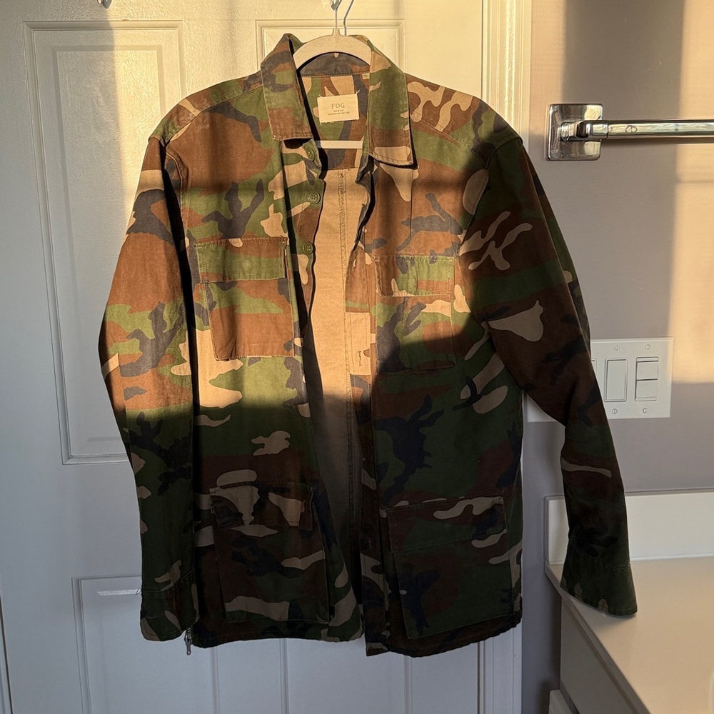 FOG Fear of God Collection One 2015-2016 Camo Army Jacket Vintage Rare - Picture 2 of 14